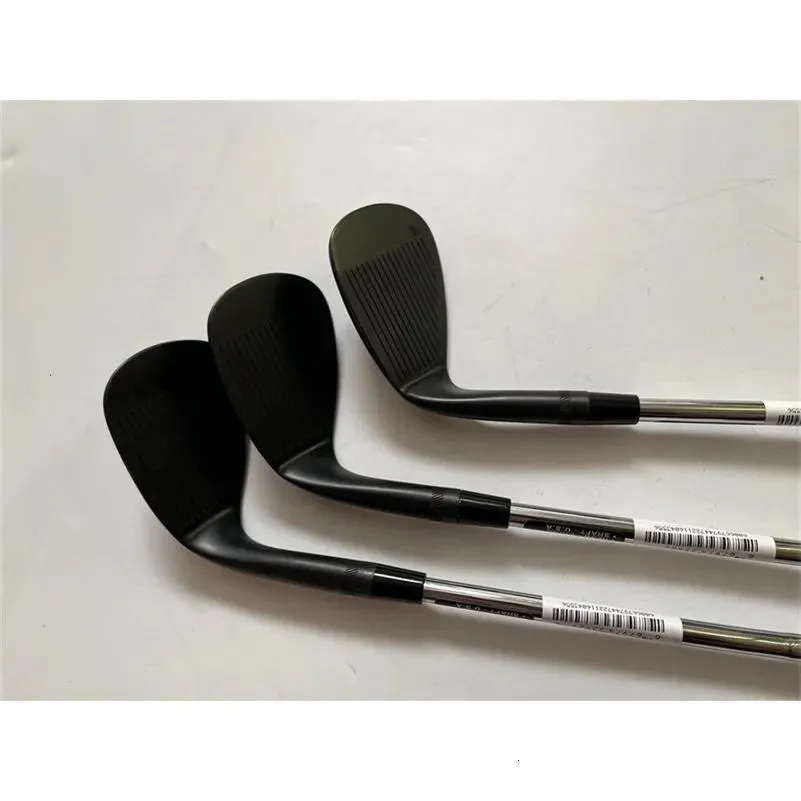 Irons Irons Brand SM9 Wedges Golf Black Clubs 48 50 52 54 56 58 60 62 64 Degrees Steel Shaft With Head Cover 230310