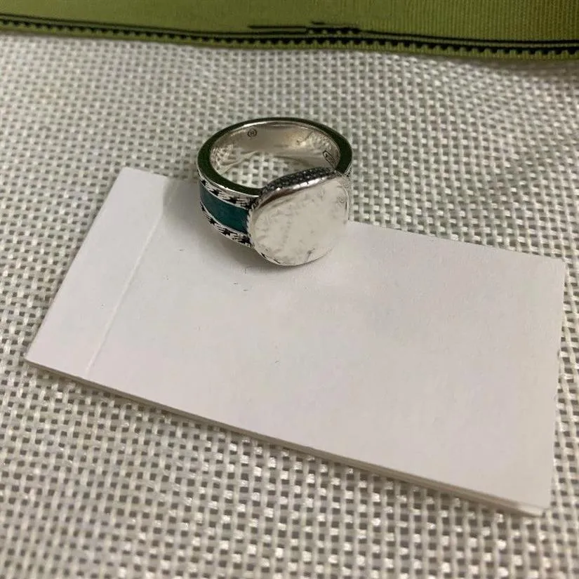 Nova moda design exclusivo casal anel epóxi simples de alta qualidade banhado a prata anel tendência correspondência fornecimento nrj249j