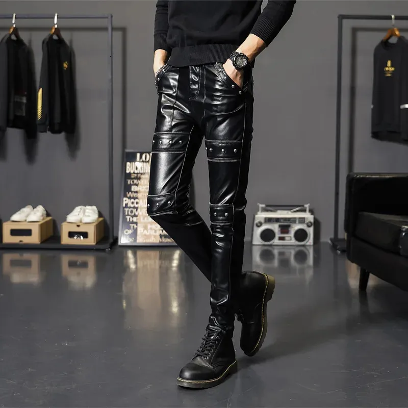 Mens biker trousers sale