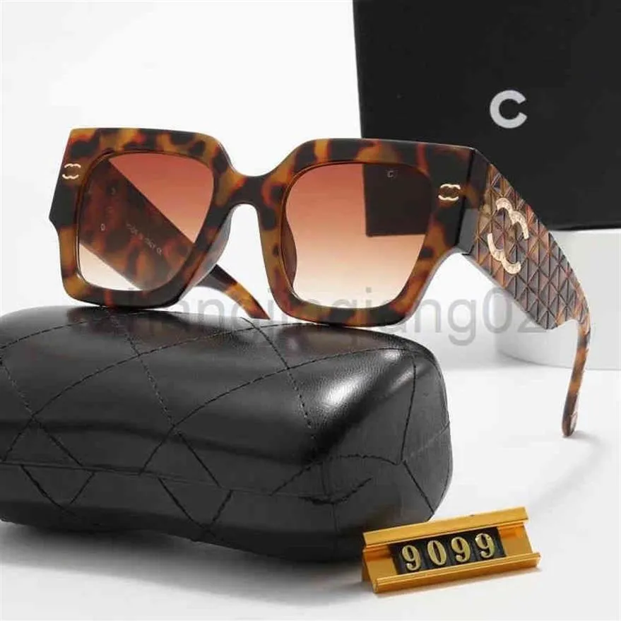 Designer Channel Sunglass Cycle Luxueux Personnalité de la mode Tendance Anti Glare Hommes Femmes Casual Vintage Baseball Sport Sunglass259w