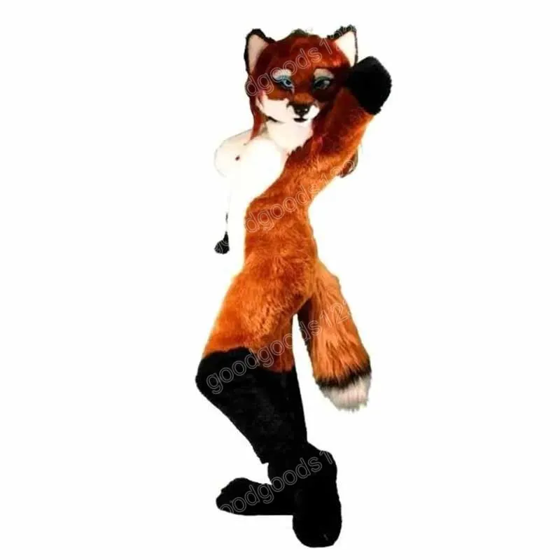 Christmas Cartoon Brown Fox Mascot Costume for Adults, Halloween ...