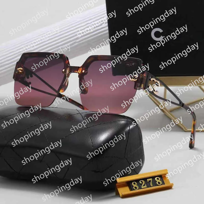 2023 Hot New Designer de Luxo Marca Quadrado Óculos de Sol Designer Sunglass Alta Qualidade Óculos Mulheres Homens Clines Sun Glass UV400 Lente Unissex com Caixa 01usz9