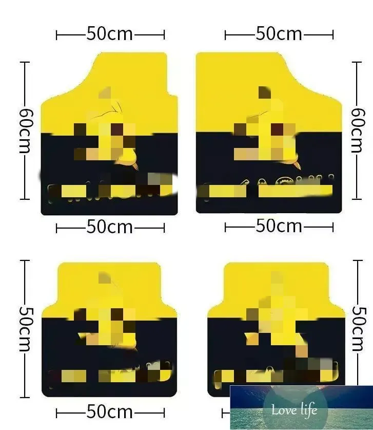 Tappeti Antiscivolo Resistente all'usura Lavabile in pelle scamosciata Tappeto Tappetino per auto Tappetino per auto Tappetino antisporco per auto Universale Facile da pulire