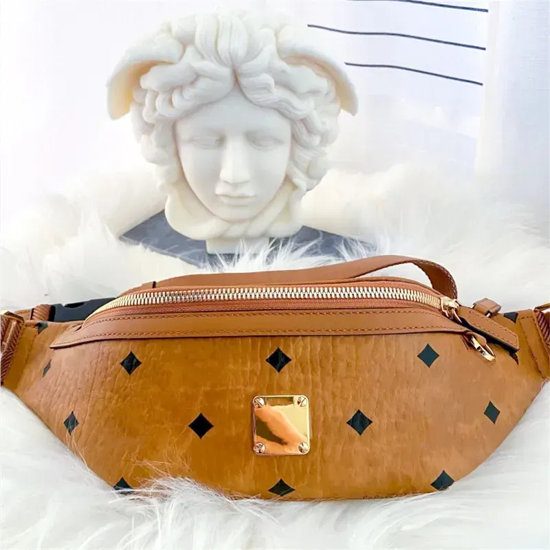 Moda oryginalne skórzane torby talii luksusowe designerskie torby na ramię