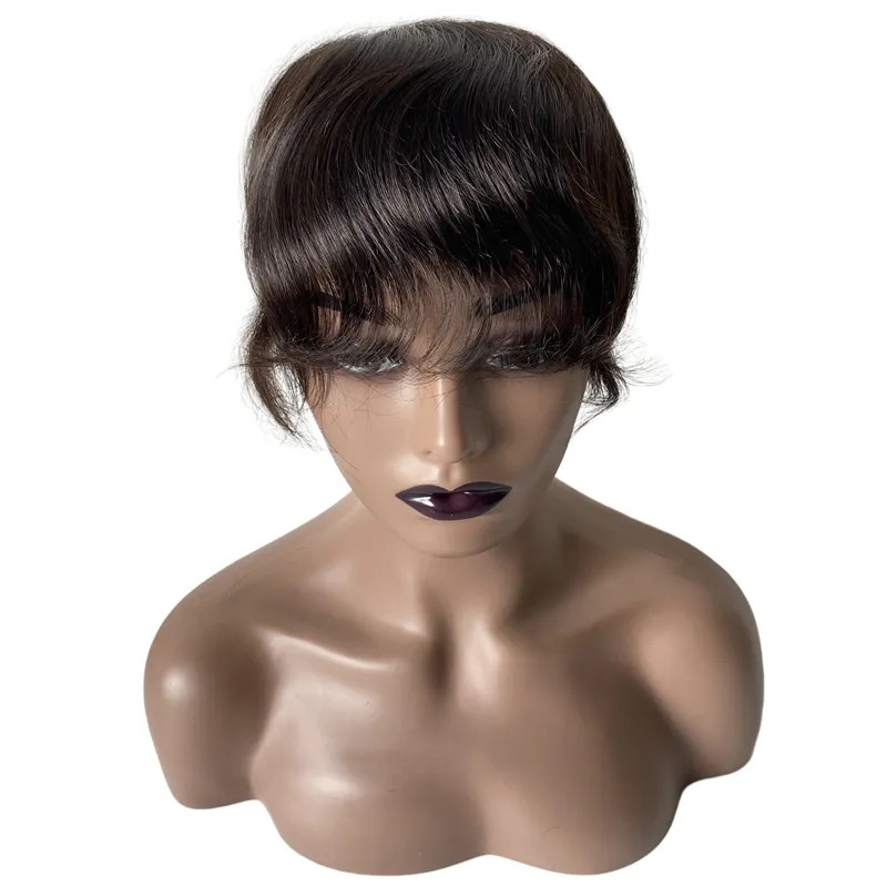 6インチヨーロッパの処女人間の髪の薄い肌のヘアライン4x18cm vループPUヘア交換