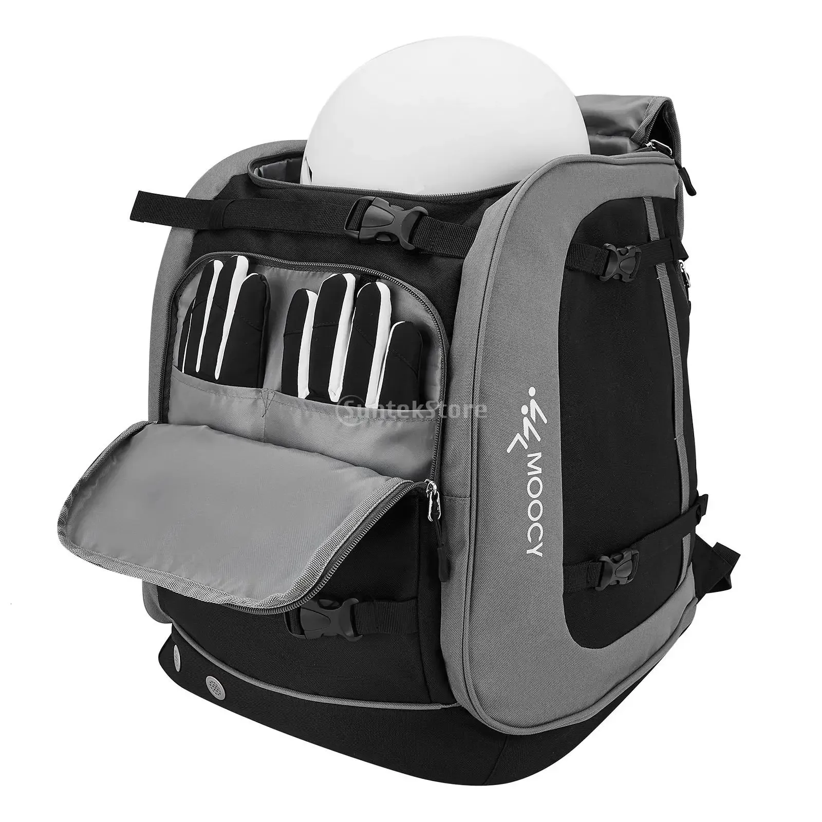 Ski-snowboardtassen Waterdicht 65L Skirugzak Grote draagcapaciteit Opbergtas Oxfordstof voor jassen Snowboardaccessoires Vliegreizen Buiten 231218