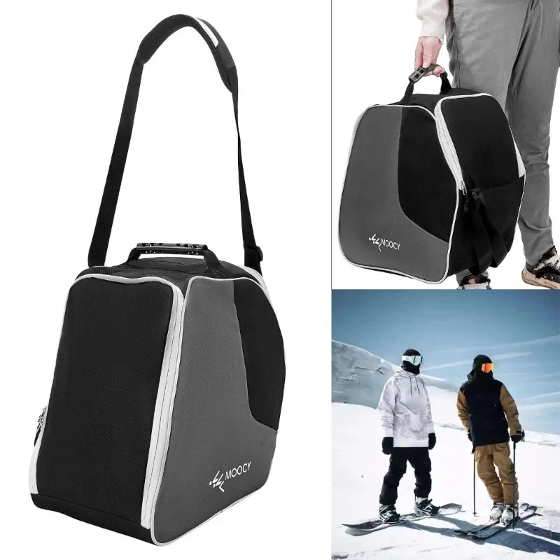Ski Snowboard Bags Ski Boot Bag Ski Boots Snowboard Boots Bag Waterproof Travel Boot Bag for Ski Helmets Goggles Gloves Boot Storage 231218