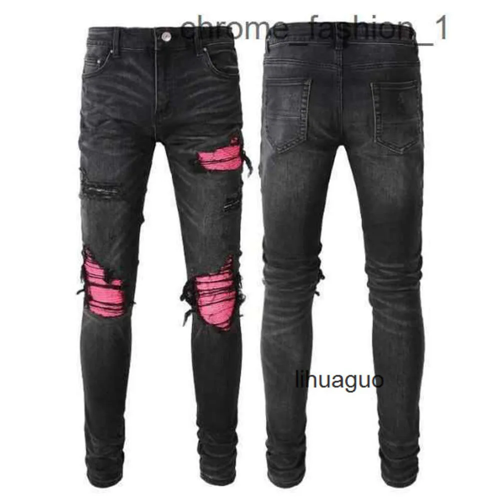 amiiri denimリッピングサイズImiri Amari Jeans Mens Designer Paige Amirl Shorts Design Pants膝のアミール