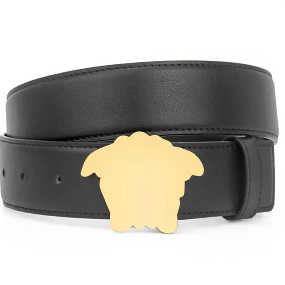 Fashion Belt Man Woman Belts Designer Smooth Gold Sliver Gun Black Buckle Top Quality Cowhide Leather Bredd 3 8cm G227023F237L