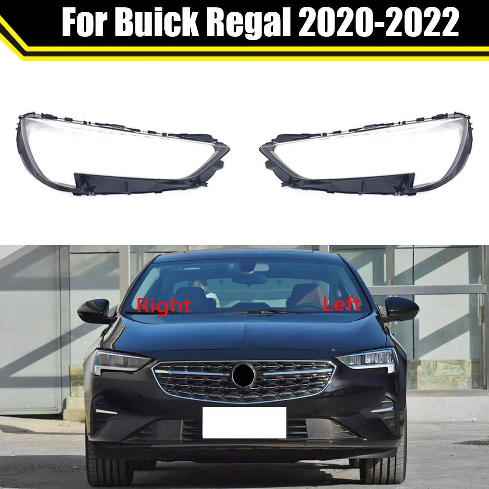 Caso de substituição do carro escudo lâmpada farol capa transparente abajur tampas para buick regal 2020 2021 2022