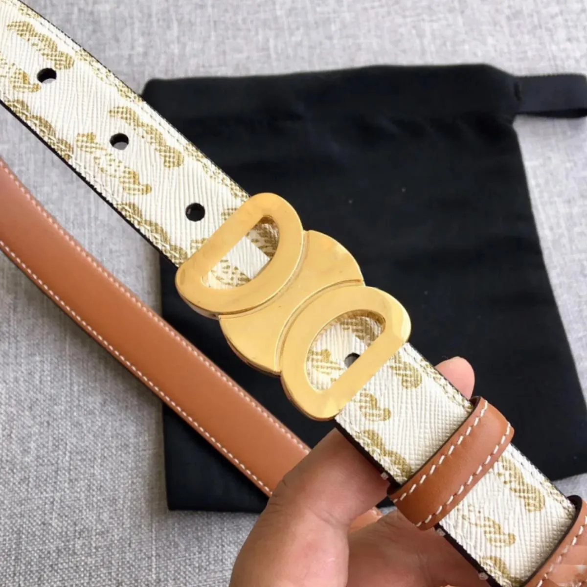 Cinturón de diseñador para mujer 2,5 cm de ancho pareja moda cuero genuino patrón blanco cintura informal cintura 12 estilos