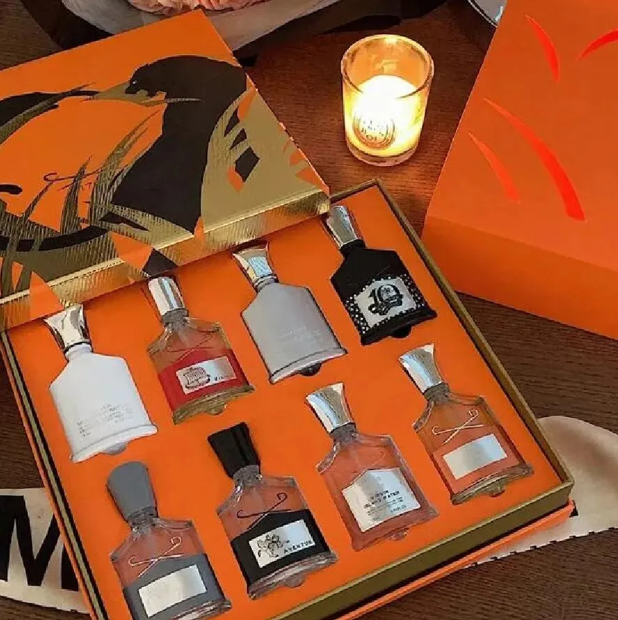 Köln Geschenk Mann Parfüm Set 15 ml 8-teiliges Anzug Männer Spray Exquisite Geschenkbox mit Düse Highedt Edition für jede Haut P79S