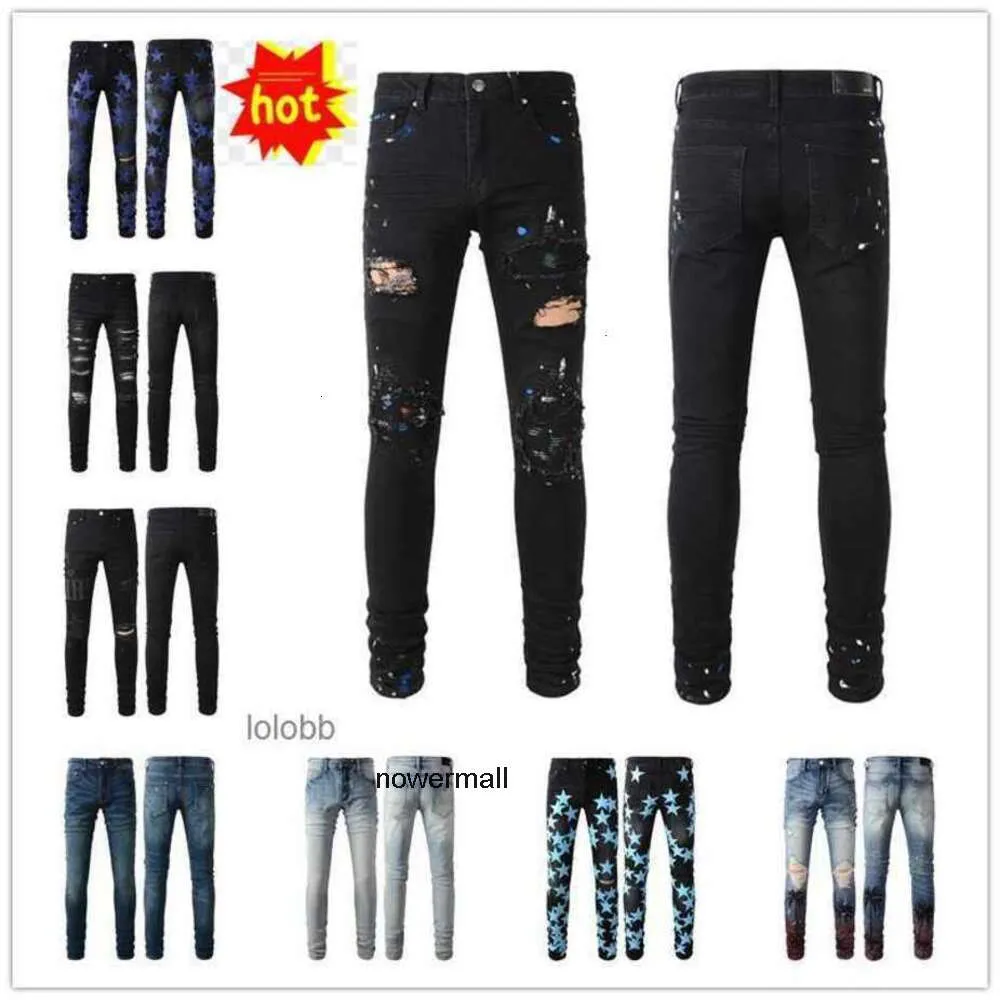 Pants Amari Amirl Biker Amirlies Am Amis Jean Imiri Amiiri Trousers 2024 Nya ankomster MAN MENS LUXURY COOLGUY DESIGNER DENIM JEANS HOLES KLÄNNINGAR UCTY