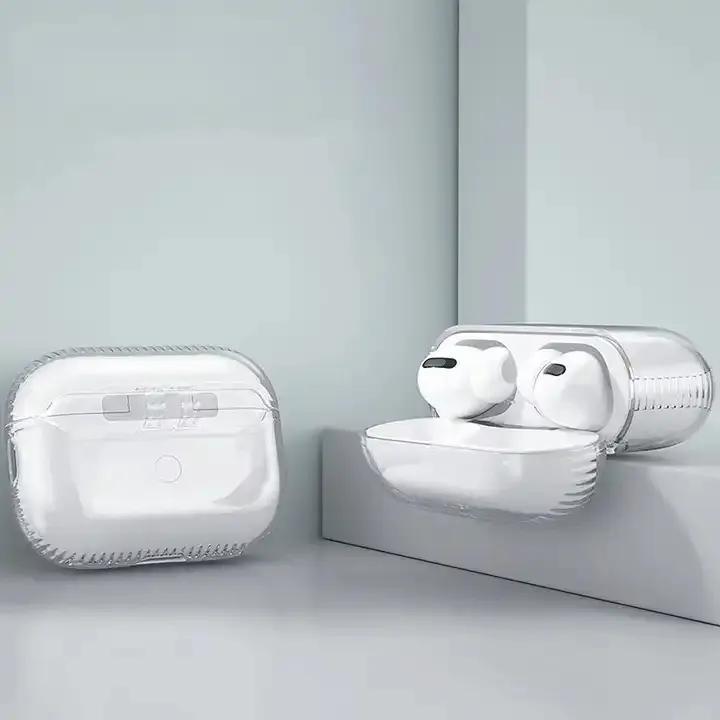 أنيقة Clear iOS 16 لـ AirPods Pro 2 Case 2nd 3rd Generation for AirPods Pro2 3 حالات سماعة الأذن اللاسلكية