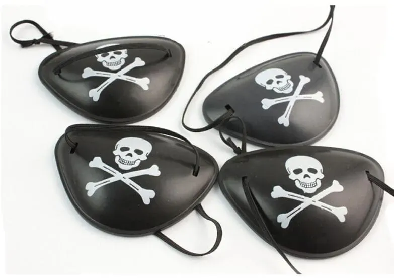 Pirate Eye Patch Skull Crossbone Halloween Party Favor Bag Costume Kids Toy