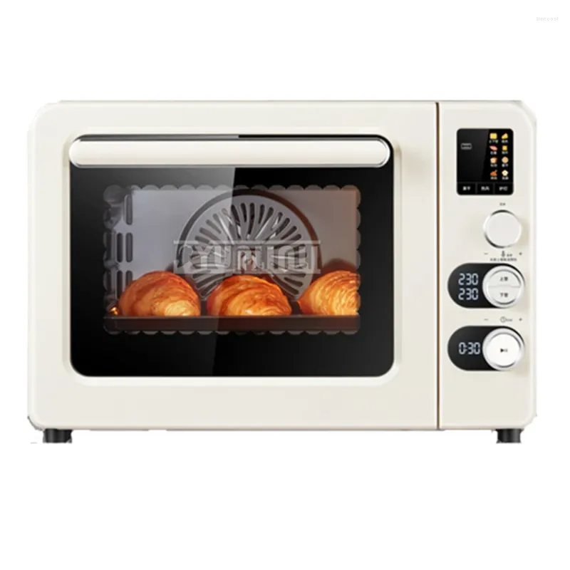 Hornos eléctricos 40L Horno Sobremesa Horno automático Multifuncional Gran Capacidad Pizza Hogar Sartén al Aire