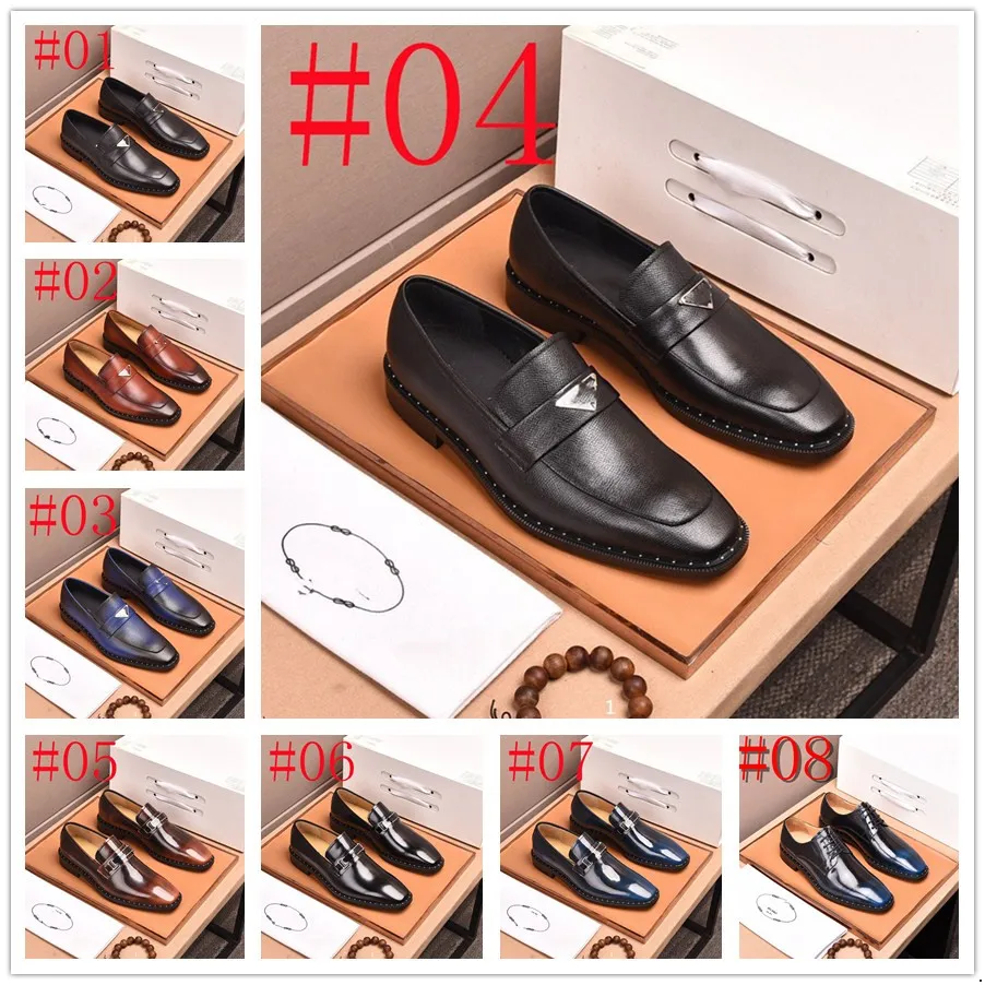 15 Model Tasarımcı İtalyan Oxford Ayakkabı Erkekler İçin Lüks Patent Deri Düğün Ayakkabıları Saçlı Ayak Elbise Deri Ayakkabı Klasik Orijinal Derbiler Ayakkabı