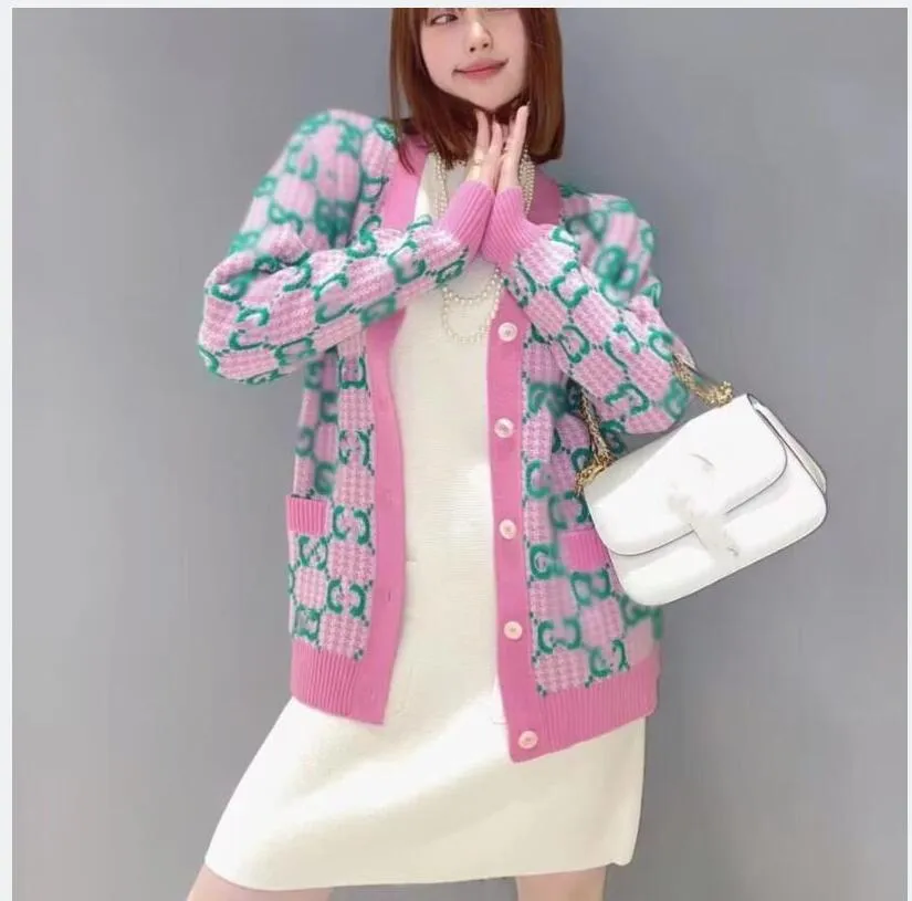 2024NEWGGS femmes de luxe chandails tricoté concepteur printemps automne imprimé lettre pull marque pull à capuche pour dame