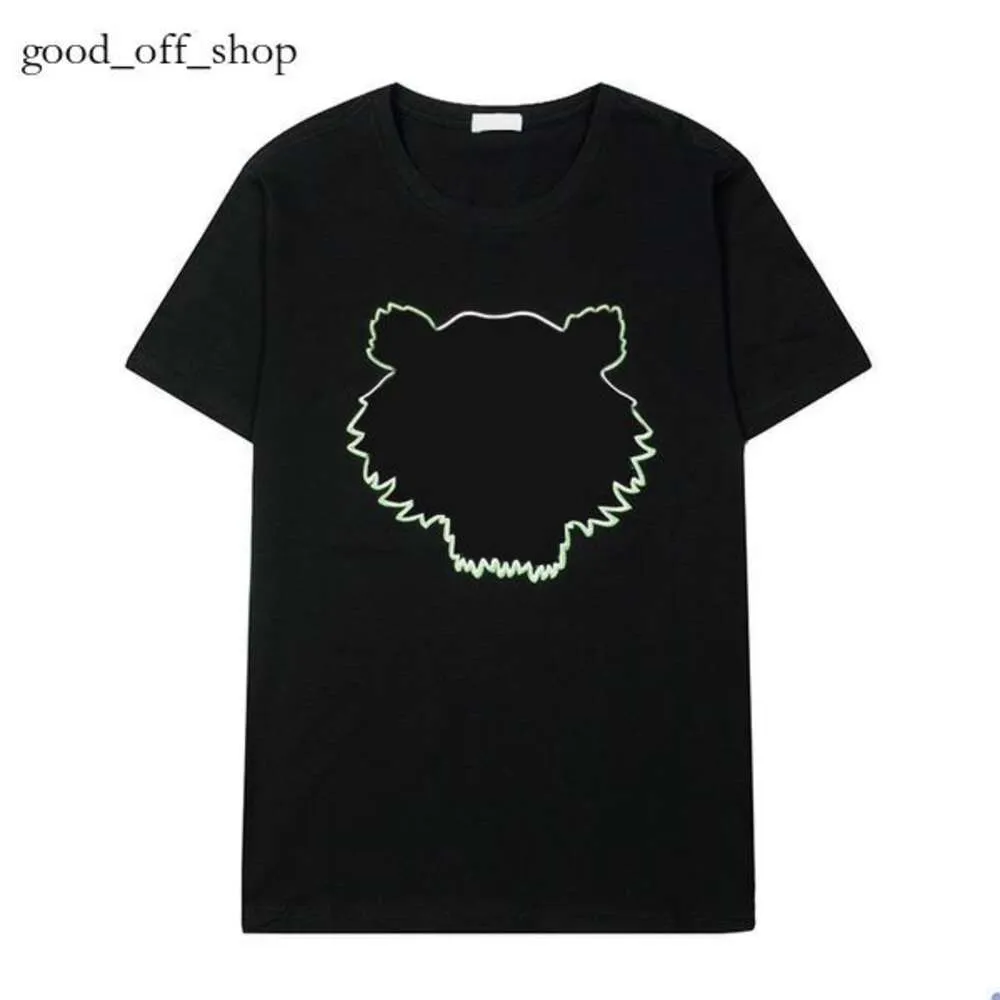 Kenzo T-shirt T-shirts pour hommes T-shirt Hommes Designer Femmes Tshirt Été Streetwear Manches courtes Tête de Tigre 23 Wz6o 173