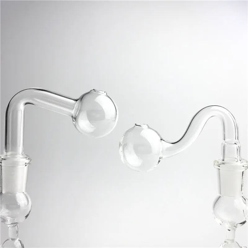 Tubo de queimador de óleo de vidro, cachimbo de água com 10mm 14mm 18mm masculino feminino 30mm tigela grande transparente pirex pipex para equipamentos de fumar água