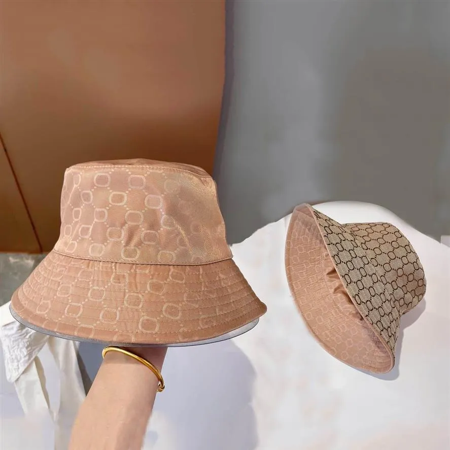 Designer Reversible Bucket Hats for Men Full Letters Panie Busket Sun Hat Women Sunbonnet Beach Casquette Caps244R