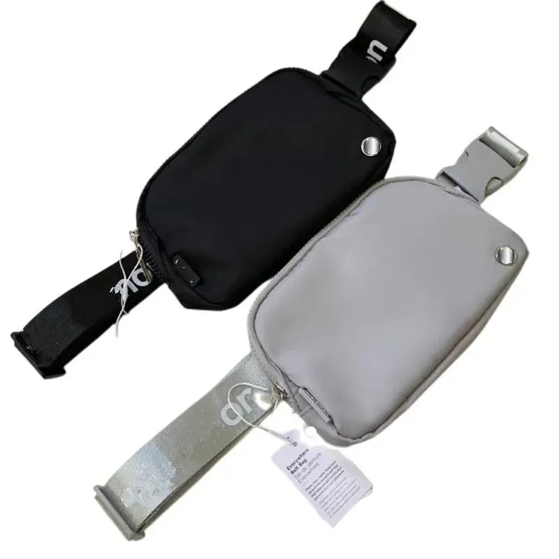 Väskor Fanny Pack Running Belt Bag Fitness Elastic Stealth for Stealth Waterproof Mobile Telefon Sport Portable Chest A0806