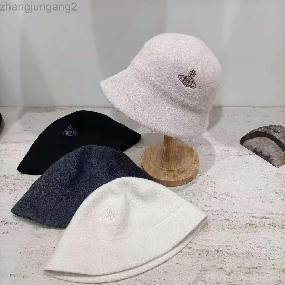 Viviene Westwoods Cap Viviennewestwood giapponese Empress Dowagers Classic Saturno RACGINO DI SATURA Pure Wool Hyuna Sago Cappello Versatile Cappello Fisherman Solido