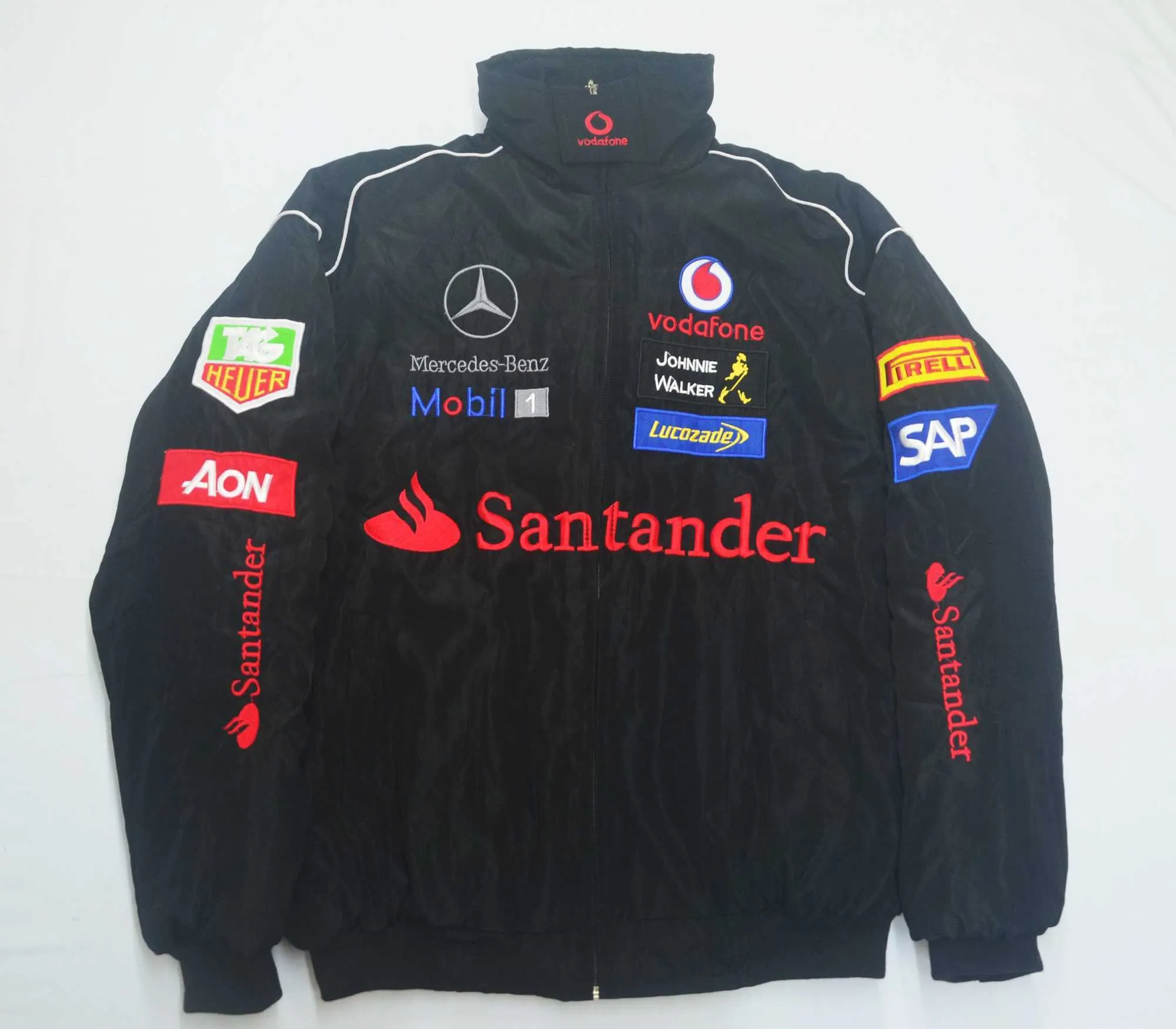 Windbreaker Locomotive Jerseys F1 Racing Suit European och American Casual Jacket Bomber Cotton Embroidered Black Red Mens Jackets Styles For Men Windbreakers