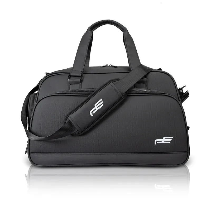 PLAYEAGLE Boston Golf Travel Bag with Separate Shoes Compartment Water resistant PU Material Large Capacity for Men Women 2024
