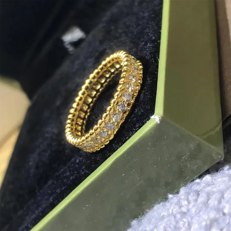 T GG Designer-Ringe für Damen, Luxus-Mode, klassischer Schmuck, Diamantring, 18 Karat versilbert, Geschenk, Hochzeit, Roségold, Verlobungsring, Paar, Premium5