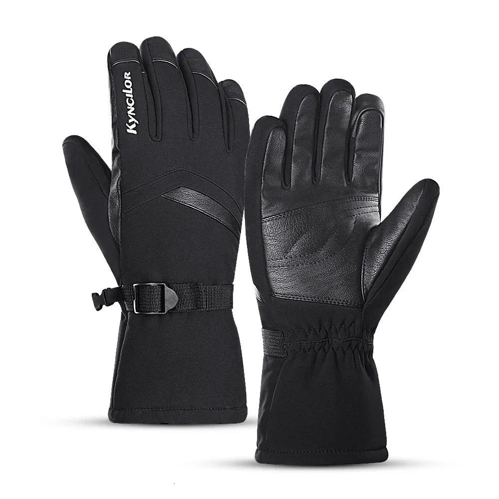 Winter Ski Gloves Touch Screen Warm Men Motorcycle Riding Equipment Guantes Windproof Waterproof Snowboard Thermal 231220