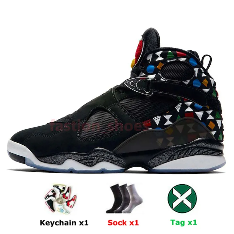 Aqua Black Designer Jumpman 8 8s Basketball Shoes Mens Women