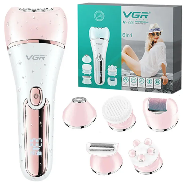 VGR электрический женский эпилятор женская бритва для удаления волос на ногах, губах, подбородке, депиляция, женский триммер для бикини, средство для удаления волос 231220