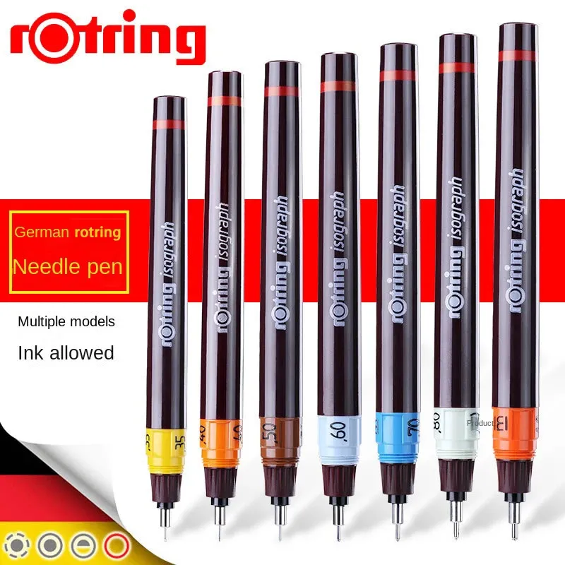 German Rotring ISOGRAPH Needle Tube Pen Engineering Drawing Major