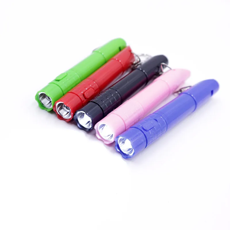 SEIWEI Penna a LED 3 in 1, penna stilo a sfera con luce, torcia multifunzione a sfera, inchiostro nero per touch screen, nero, 2 pezzi