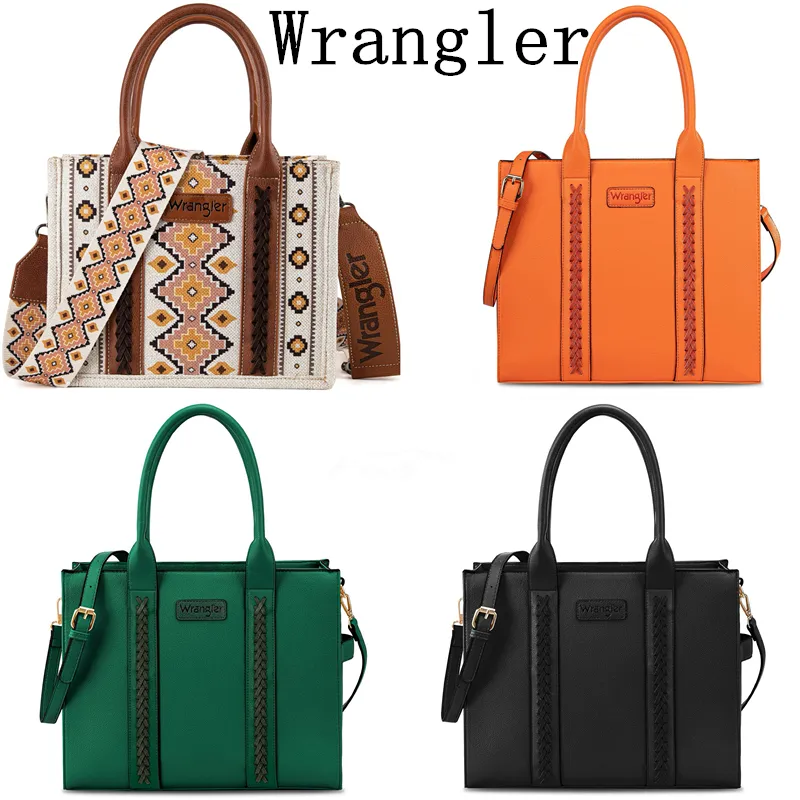 10a Borsa Wrangler rosa Borse a tracolla firmate Crossbody per donna Borse a tracolla ricamate in tessuto da uomo Borsa a tracolla in tela con pochette a fiore per pannolini moda Boemia Luxurys