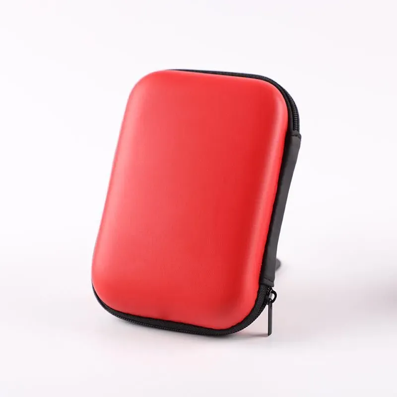 2.5" HDD Bag External USB Hard Drive Disk Carry Mini Usb Cable Case Cover Pouch Earphone Bag for PC Laptop Hard Disk Case