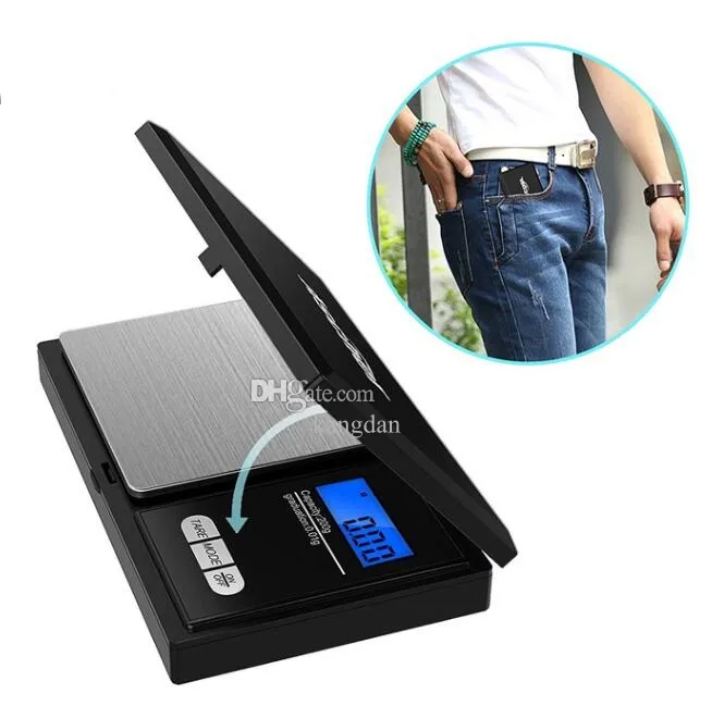 Mini Pocket Digital Scale Ważerowanie srebra Skale pomiaru Monety Gold Diamond Bideli Bilans Skala pomiaru 500 g/0,01 g