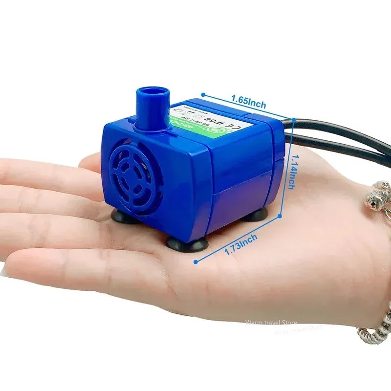 Inne krany prysznice ACCS 160LH 15W Mini Mini Sopersible Pumps USB DC 5V Dozownik wody zwierząt domowych DRDC160 Ultraquiet Bezszczotka silnik 231219