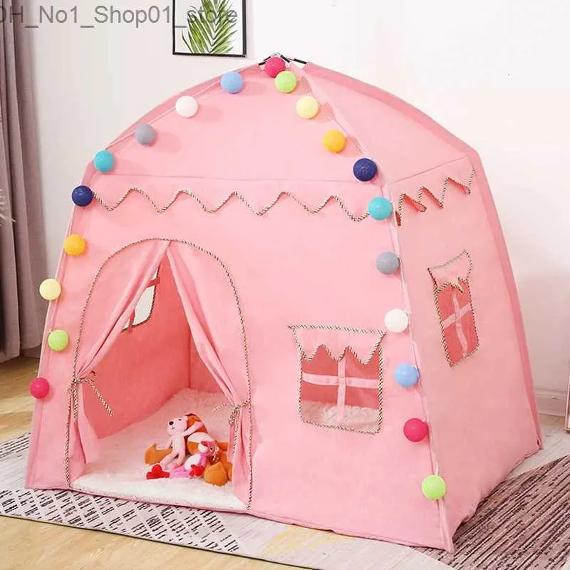 Toy Tents Kids Play Tent for Baby Game House Portable Collapsible Princess Castle Children Tent Birthday Holiday Gifts for Boys and Girls Q231221