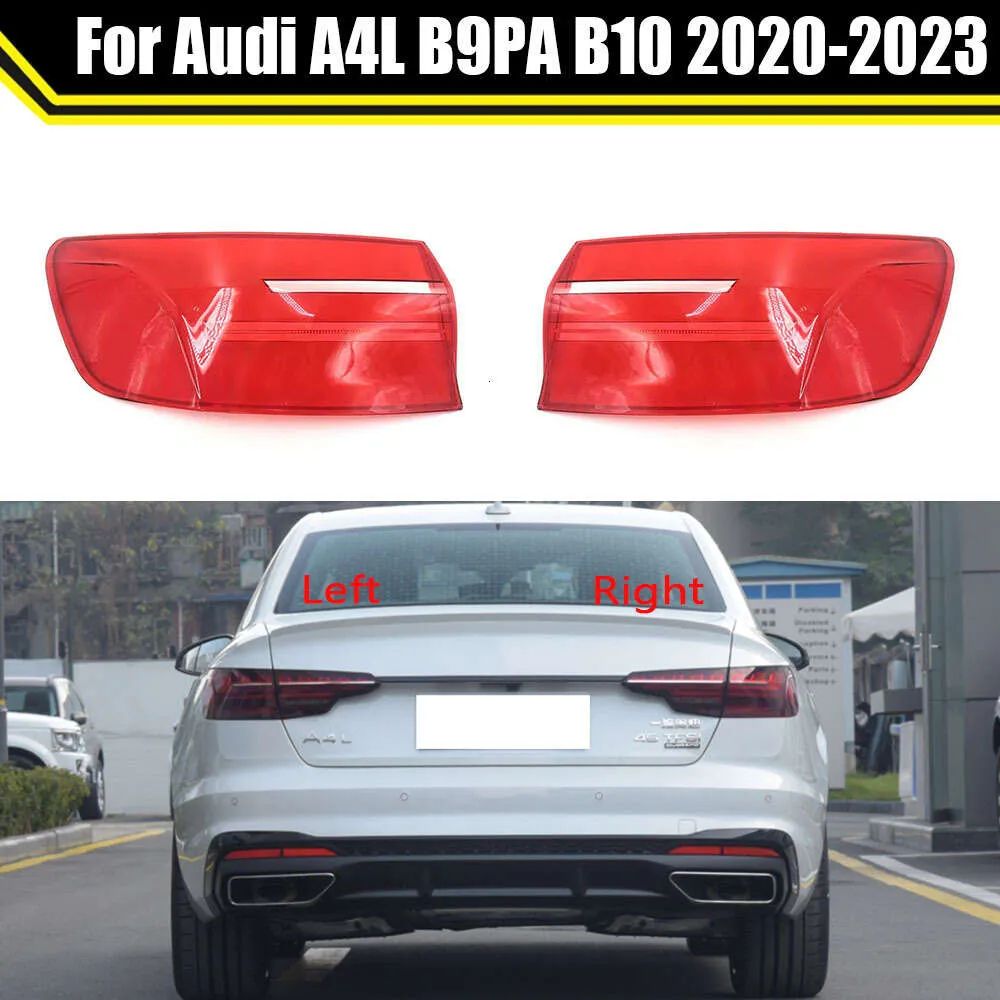 För Audi A4L B9PA B10 2020 2021 2022 2023 TAILLIGHT Bromsljus Byt ut Auto BACKLALT SKELL COVER MASK LAMPSHADE