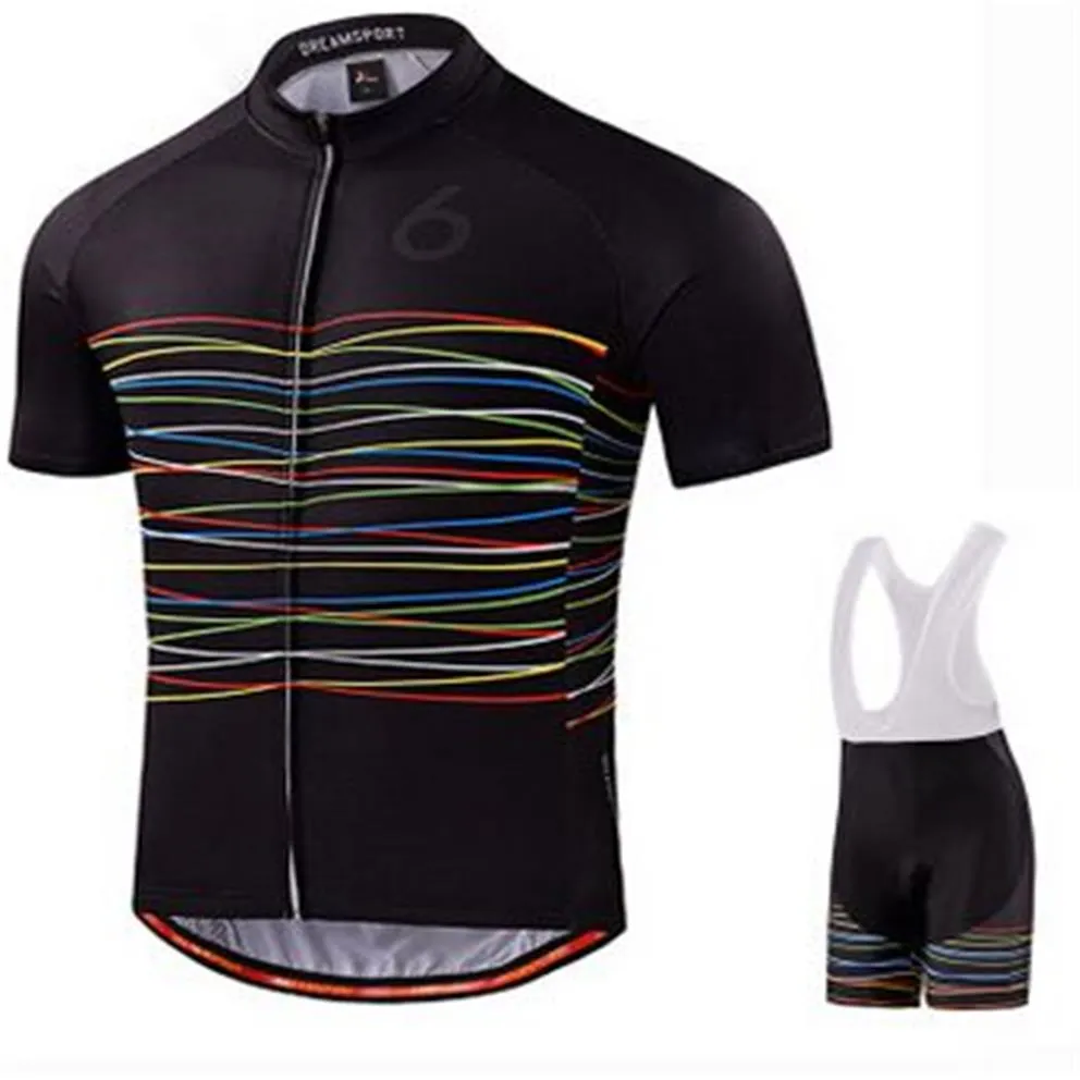 Maglia da ciclismo linea nera 2019 Maillot ciclismo abbigliamento da ciclismo abbigliamento da ciclismo per bicicletta D15262K