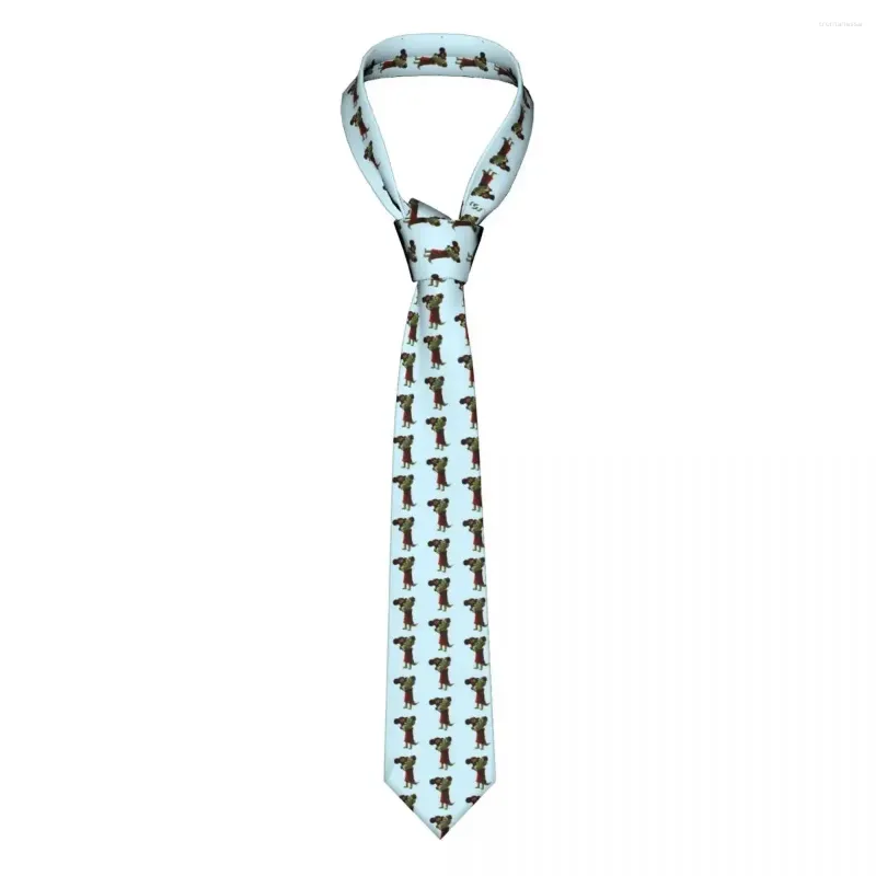 Fliegen Cheburashka Gena Krawatten Unisex Casual Polyester 8 cm schmale Krawatte für Herrenhemd-Accessoires Gravatas Hochzeitsgeschäft