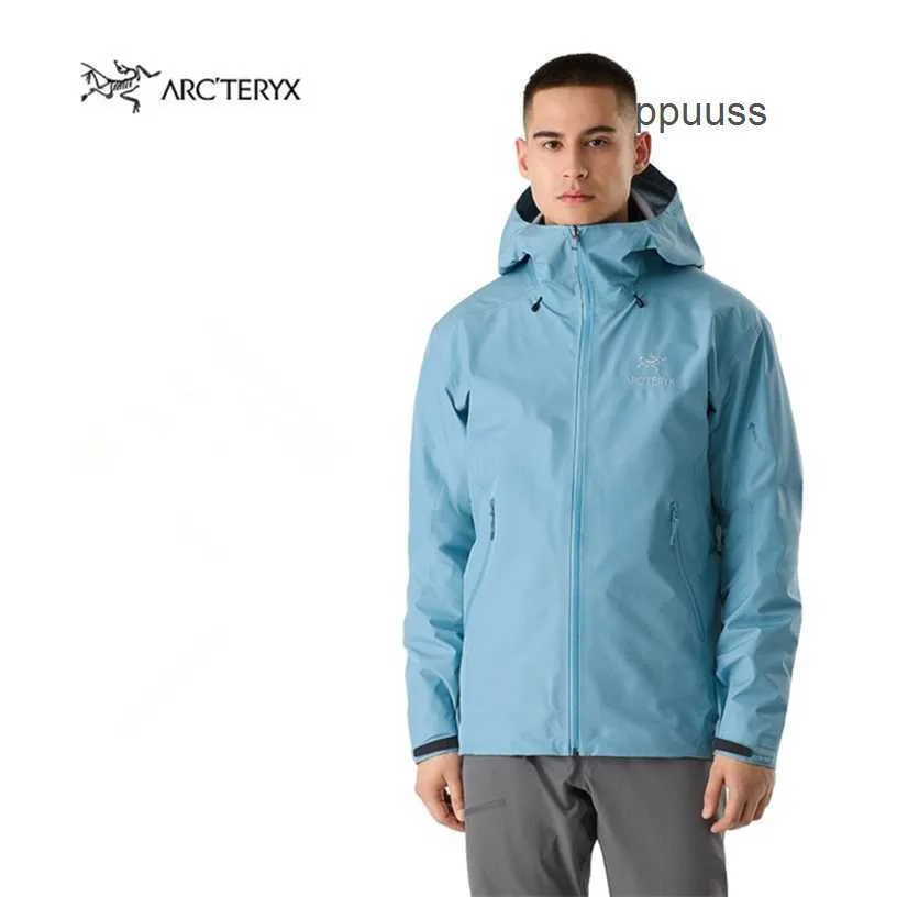 Męski projektant Activewear Arcterys Bluza Kurtka z kapturem płaszcze Archeopteryx beta lt Hard Shell Coat