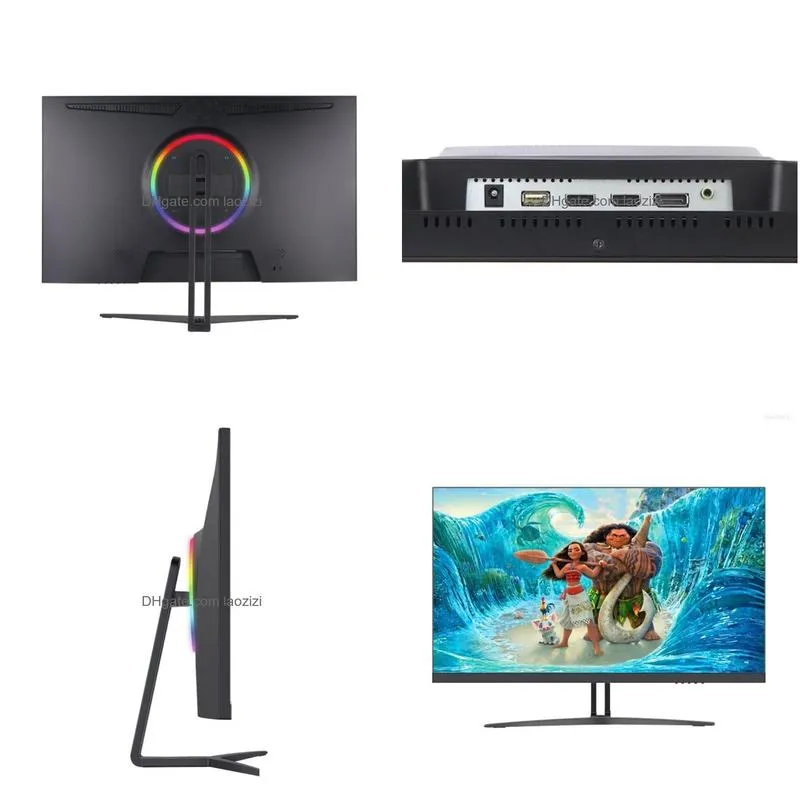 Monitore Zoll-LED-Desktop-PC-Gaming 2560 1440 165 Hz Computermonitormonitore Drop-Lieferung Computer Netzwerk Dhnvv