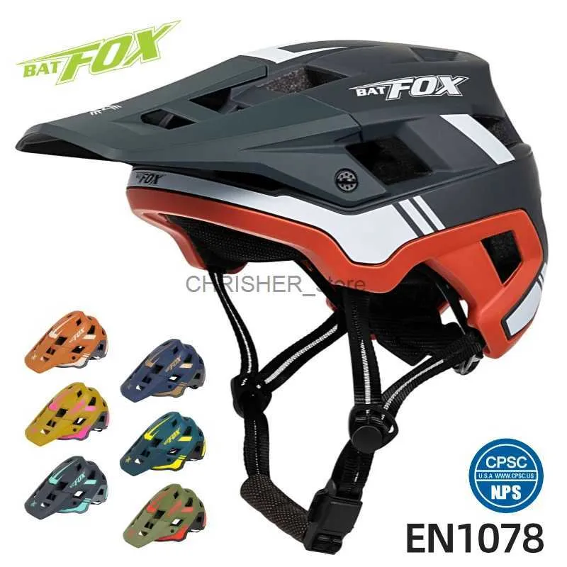 Caschi da arrampicata Casco da bicicletta BATF Ciclismo capacete ciclismo mtb casco enduro di alta qualità Casco da mountain bike da strada integralmente modellato uomo