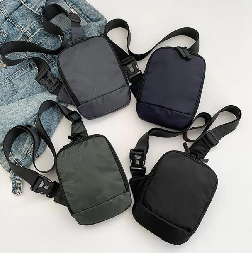 Nylon schoudertas voor dames heren Messenger Bags Reistelefoon Portemonnee Portemonnee 4 kleuren Handtas met ritszakken