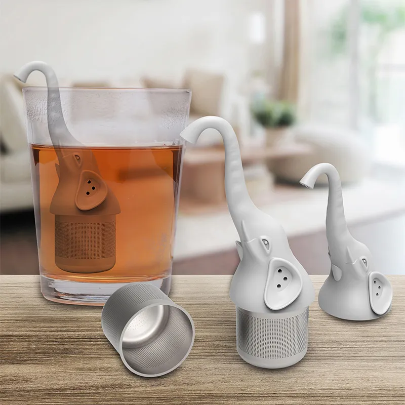 Infusore Per Te Nero 2 Pezzi Infusore Tè Silicone,Colino Per Tisane,Infusore | FindTheDeal Infusore Per Tisane