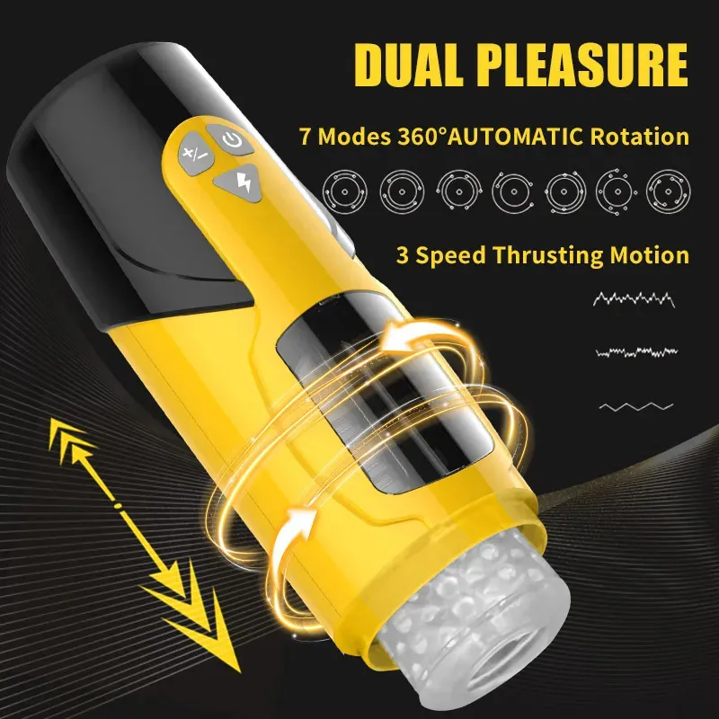Masturbators Telescopic Rotation Masturbator Cup ... From Yizhan06, $24.15 