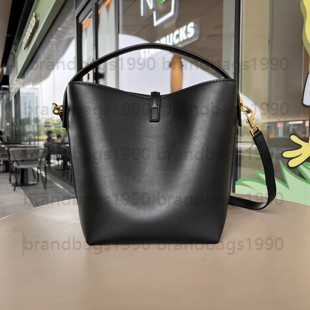 New Bucket Bag Women Handbag Designer Leather Bag Le 57 Hobo shoulder bags Rose Same Style 26.20.12CM